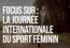 La journée internationale du sport féminin